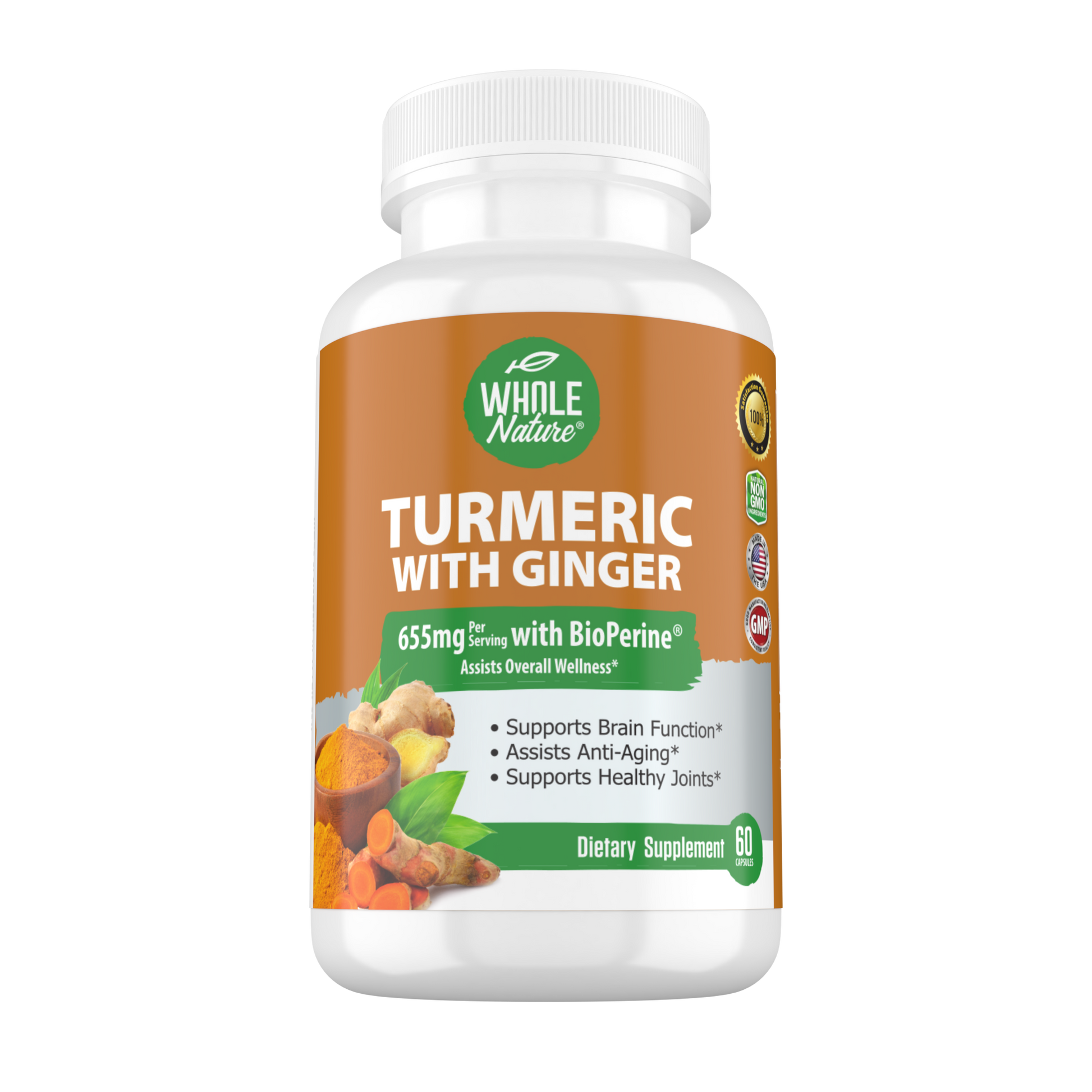Turmeric Curcumin, Ginger & Black Pepper-0